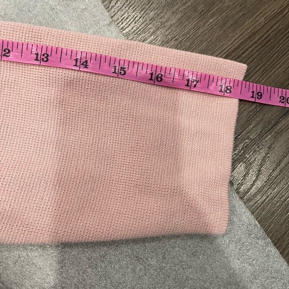 [1X]Talbots Soft Pink Women's Knit Open Cardigan Blazer - Picture 6 of 9